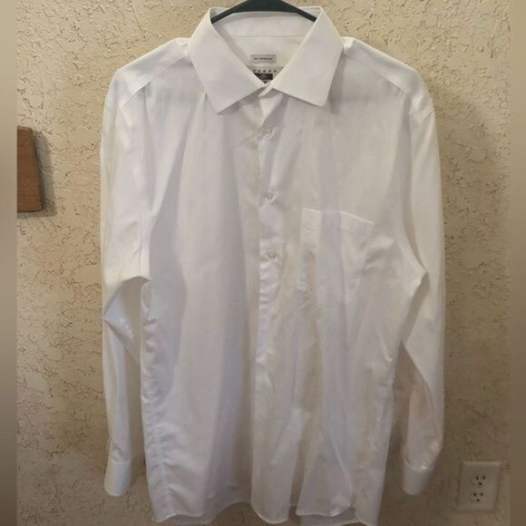 JOSEPH ABBOUD White Dress Shirt With Tie - Picture 1 of 9